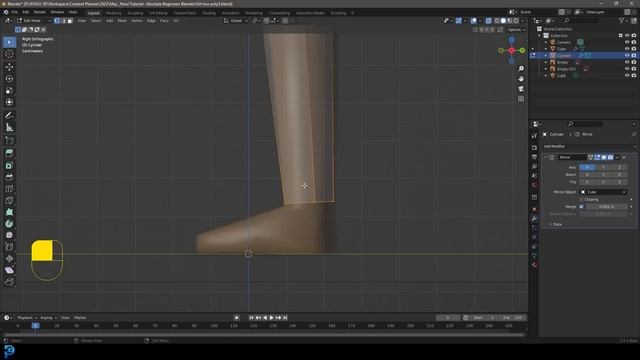 Tutorial: Blender MODELLING For Absolute Beginners | Low Poly Girl