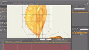 Анимация растрового пламени. Триангуляция в Anime Studio Pro (Moho). Triangulate 2D Mesh
