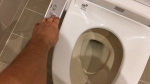 Как это работает? Японский умный унитаз, туалет.
