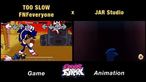 TOO SLOW LULLABY Sonic.exe VS Hypno | GAME x FNF Animation