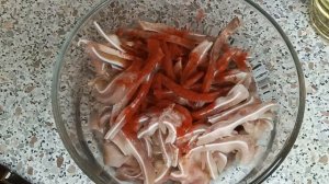 Маринованные уши по корейски.