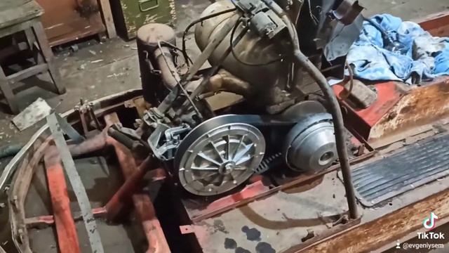 Снегоход#буран# ремонт# восстановление#гараж#.... смотреть онлайн