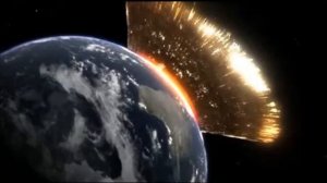 падение астероида на землю