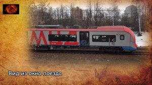 Вид из окна поезда / View from the window of train (2021) 4K