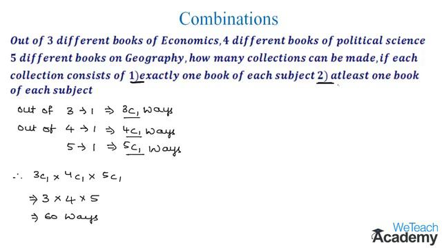 016-Combinations Example - 3 ⧸ Permutations And Combinations ⧸ Maths Algebra