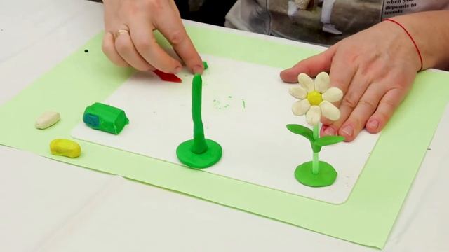 РОМАШКА лепка из пластилина смотреть онлайн