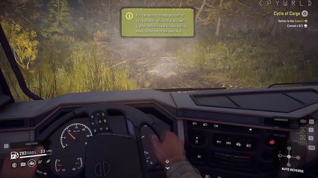 SnowRunner - Azov 73210 & Crane Test Drive Gameplay