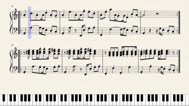 Axel F Piano смотреть онлайн