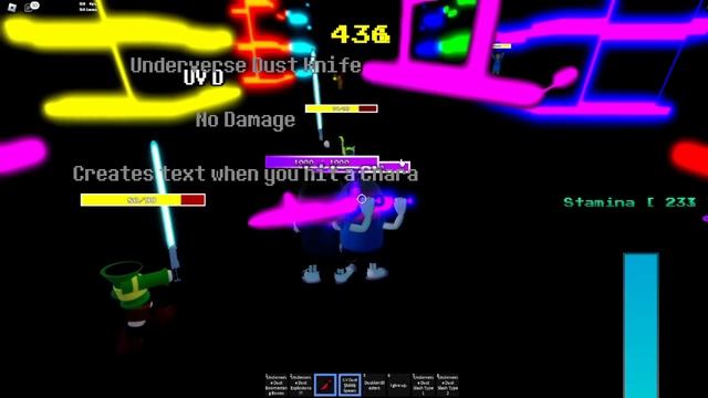 Showcasing Underverse Dusttale Sans in Undertale: Endless Route! (Roblox) смотреть онлайн