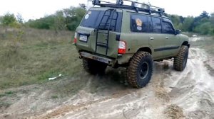 Nissan Patrol Y61, колеса 40 дюймов, промежуточный тест