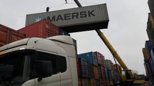 Ставим контейнер на терминале бутово