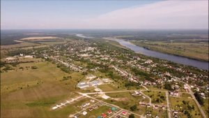 Елатьма с юго-западной стороны, аэросъемка