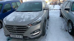 Hyundai tucson 2016. Запуск дизеля в минус 25.