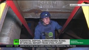 RT EXCLUSIVE | The depths and ruins of Azovstal