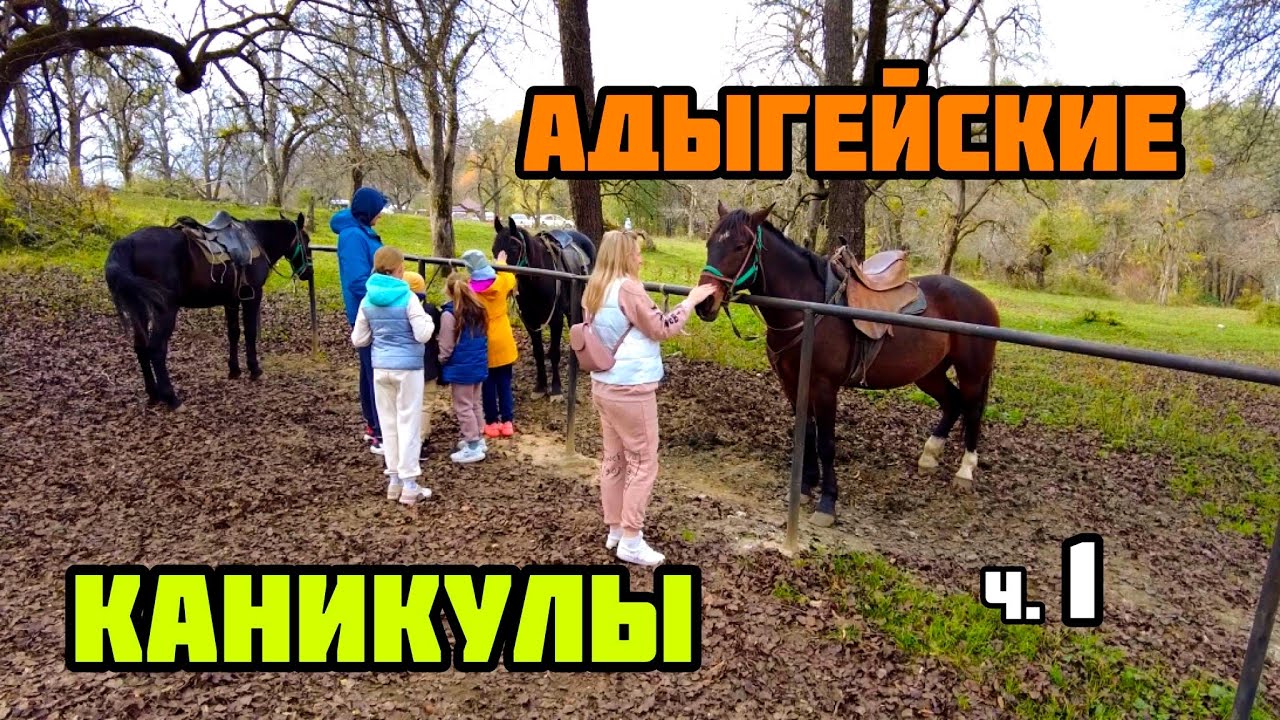 ОСЕННИЕ КАНИКУЛЫ / РЕСПУБЛИКА АДЫГЕЯ / КРАСНОДАРСКИЙ КРАЙ / НА ЛОШАДЯХ / Ч. 1