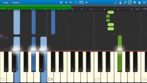 Вера Брежнева - Доброе утро (на пианино Synthesia cover)