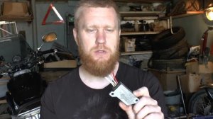 Загорелся мотоцикл Yamaha v-max 1200.