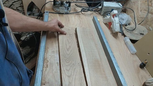 Как откалибровать и прифуговать заготовки под склейку фрезером. Фреза из Китая смотреть онлайн