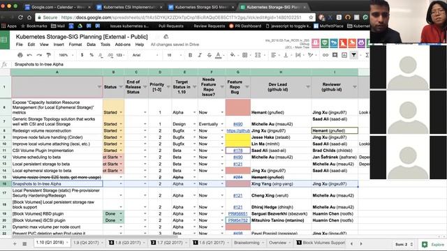 Kubernetes SIG Storage 20180118 смотреть онлайн
