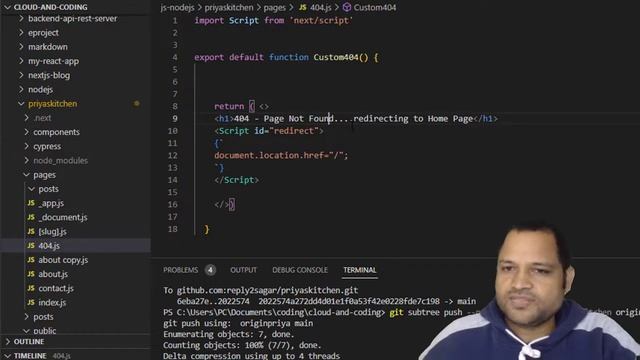 404 error | redirect to home page in nextjs app смотреть онлайн