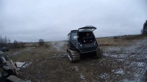 ХОРОШИЙ видеообзор дизельного гусеничного Вездехода ГОРЫНЫЧ с АКПП из Вологды от производителя.