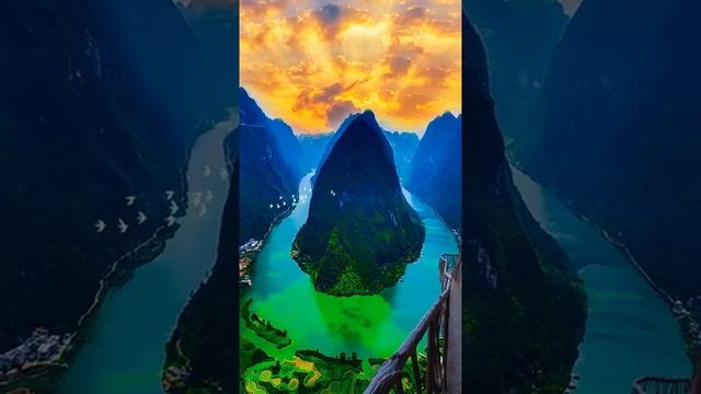 Лечебная медитация, отдых на красивой природе #Shorts #134 смотреть онлайн