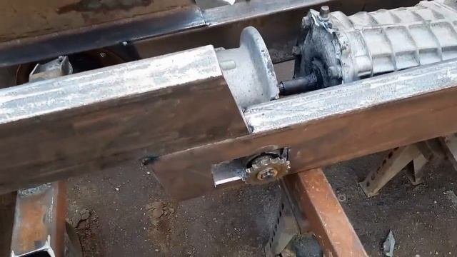 Tractor. Homemade.