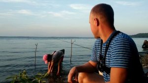 Рыбалка на Волге с дочкой!!! ЮНАЯ РЫБАЧКА!!! Чебоксарское водохранилище.