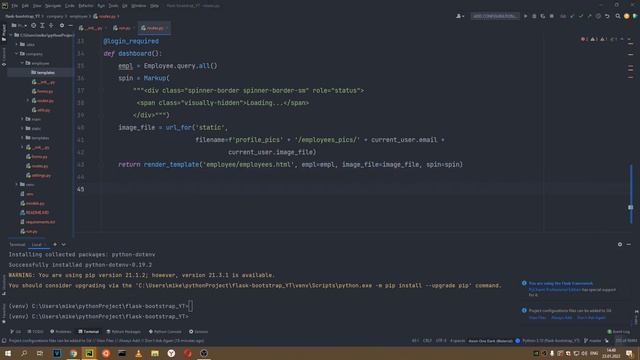Flask-bootstrap - изучаем внутренности модуля/ создаем простое приложение на flask