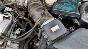 Как поменять ДМРВ на авто mitsubishi carisma. Плохо тянет и долго заводится mitsubishi carisma.