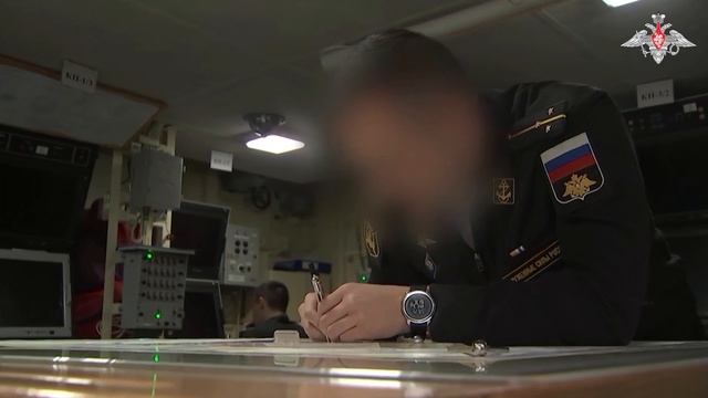 Нанесение удара крылатыми ракетами комплекса «Калибр»