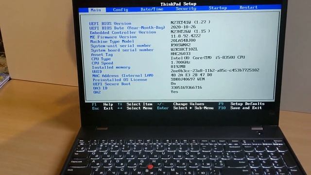 Огляд ноутбука Lenovo ThinkPad T580 R90SWNX2 смотреть онлайн