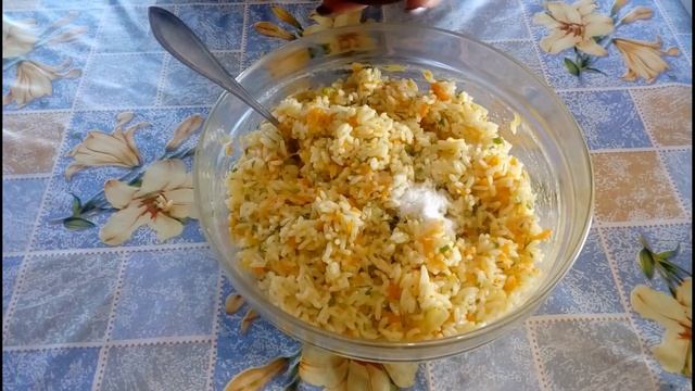 Вкуснятина ! Запеканка из рыбы Хек , Риса и Овощей под Сырной Корочкой !