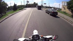 Приемущество эндуро в городе - Yamaha TTR