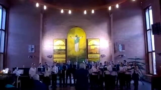 Хор с.Солнцевки в Омском храме лютеранской церкви(2)
