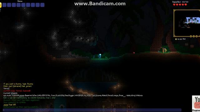 Terraria//Как зарегистрироваться на сервере?