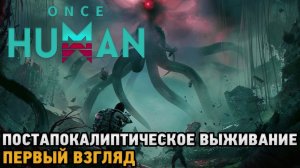 Once Human # Постапокалиптическое выживание ( первый взгляд )