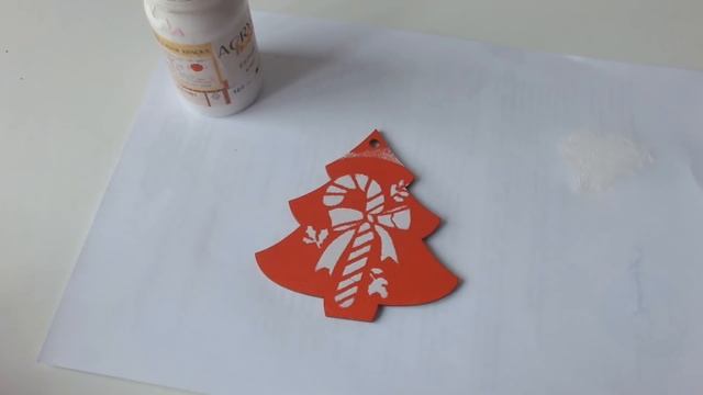 Делаем простые елочные игрушки из деревянных заготовок/новогодний декор своими руками смотреть онлайн