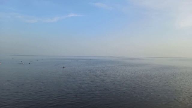 Огромное Белое озеро.Вологодская область.