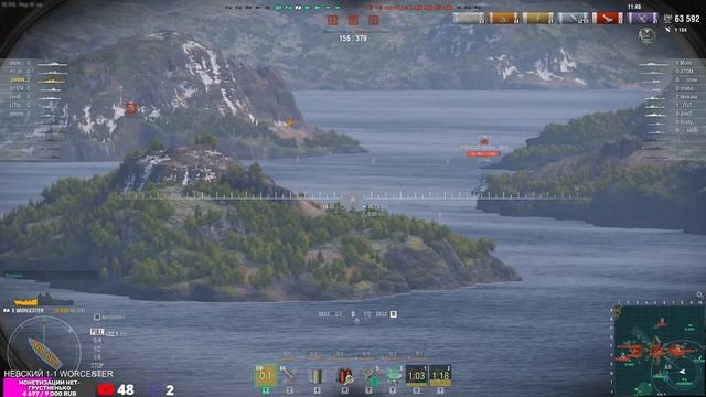 АЛЕКСАНДР НЕВСКИЙ VS WORCESTER! ЧТО ОКАЖЕТСЯ СИЛЬНЕЕ? WORLD OF WARSHIPS смотреть онлайн