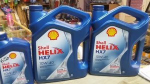 Как мотор вымыть маслом Mannol  после применение - самопала в канистрах  - Shell Helix HX7 10W-40