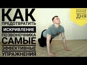 Упражнения для ровной спины | Как предотвратить искривление позвоночника | Лечим сколиоз