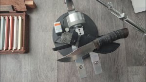Заточка ножа Златоуст, сталь 95х18, абразивы Косим серия 89а