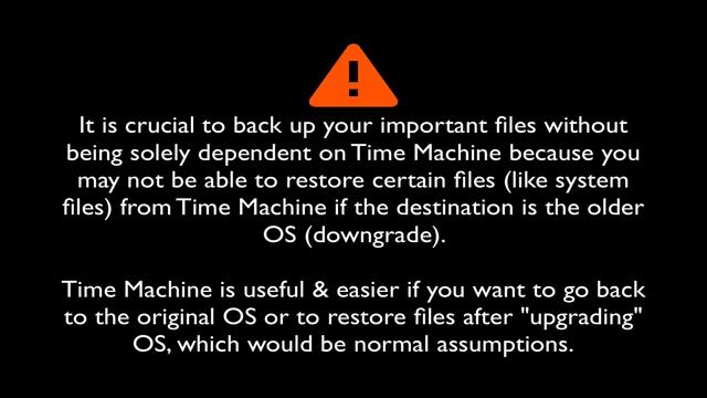 MacOS downgrade from Catalina to Mojave