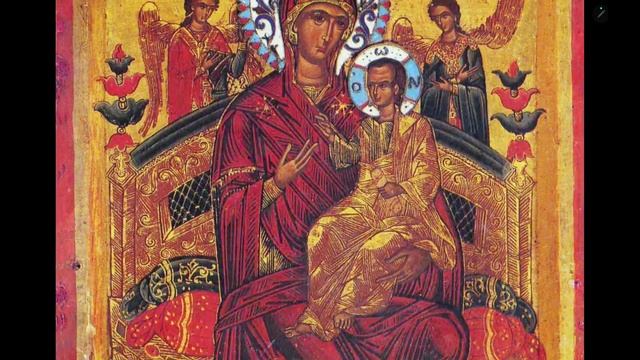 63. Икона «Всецарица» («Пантанасса»). XVII в. Монастырь Ватопед, Афон. Часть 2.
