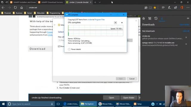 Web Development - Installing XAMPP and Cmder смотреть онлайн
