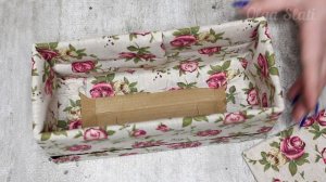 Чудесная КОРЗИНКА своими руками / КОРЗИНА из КАРТОННОЙ КОРОБКИ и ДЖГУТА