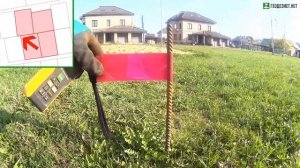 Вынос в натуру границ земельного участка. Вынос четырех участков в натуру - 12 точек