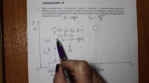 Физика 8 кл(2019г)Пер §11 Упр 10 № 3 .Два одинаковых стальных шарика падают с одинаковой высоты.Один