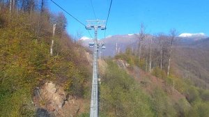 Красная Поляна.Роза Хутор.Подьем на 1600м.